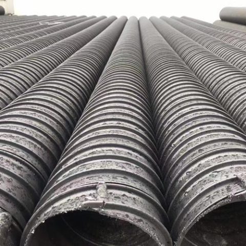 钢带增强PE螺旋波纹管 钢带增强管 钢带管