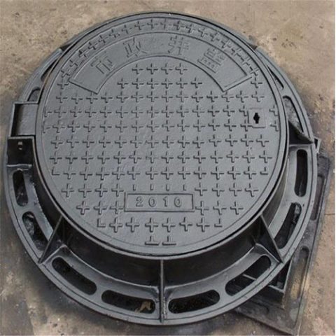 球墨铸铁井盖 圆形球墨井盖 重型铸铁井盖 雨水 电力 污水 消防 通信 排水盖板 沙井盖 下水道 窨井盖