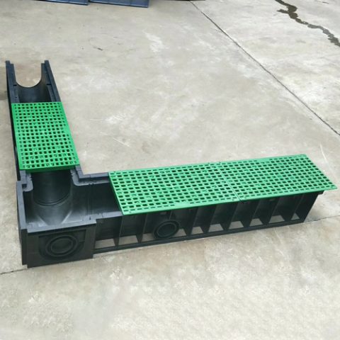 U形塑料排水沟 HDPE塑料排水沟 塑料成品排水沟