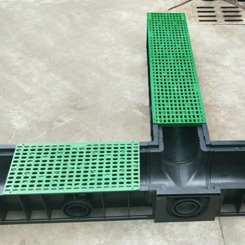 U形塑料排水沟 HDPE塑料排水沟 塑料成品排水沟
