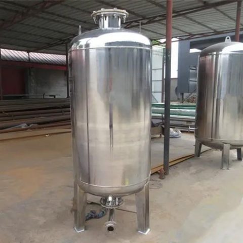 立式不锈钢隔膜式气压罐 SUS304囊式气压罐 SUS316膨胀罐 消防稳压罐