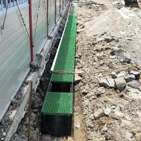 U形塑料排水沟 HDPE塑料排水沟 塑料成品排水沟